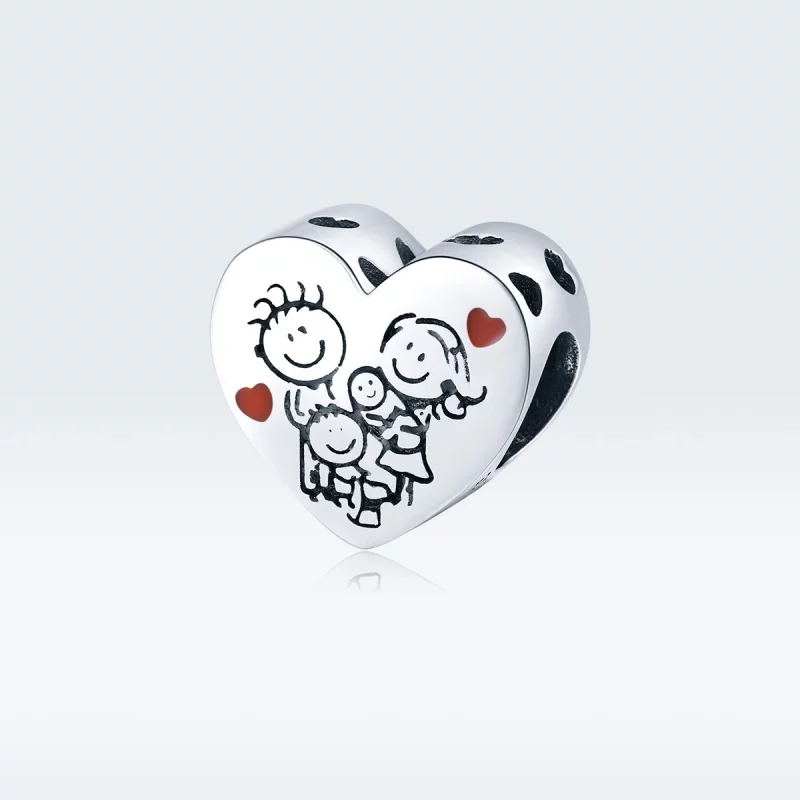 (image pour) Charm Style PANDORA Ma famille - BSC237 - Afficher 5