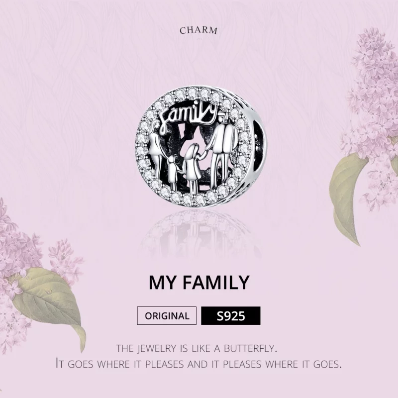 (image pour) Charm Style PANDORA Ma famille - SCC1184 - Afficher 2