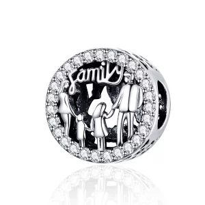 (image pour) Charm Style PANDORA Ma famille - SCC1184