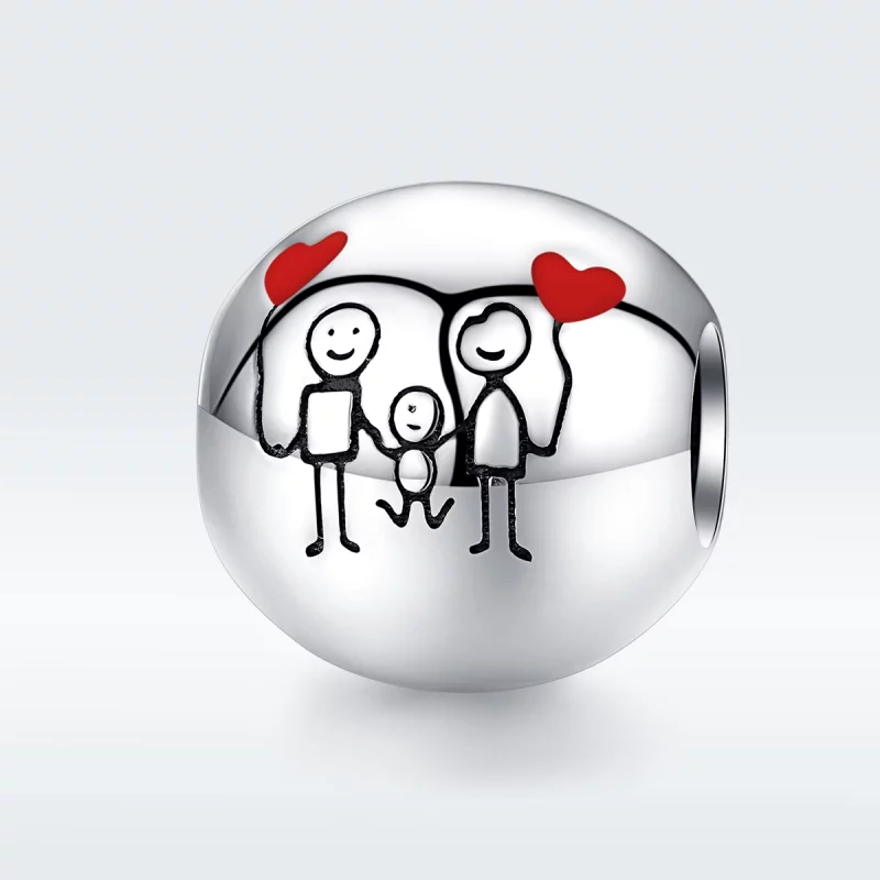 (image pour) Charm Style PANDORA Ma famille - SCC1339 - Afficher 5