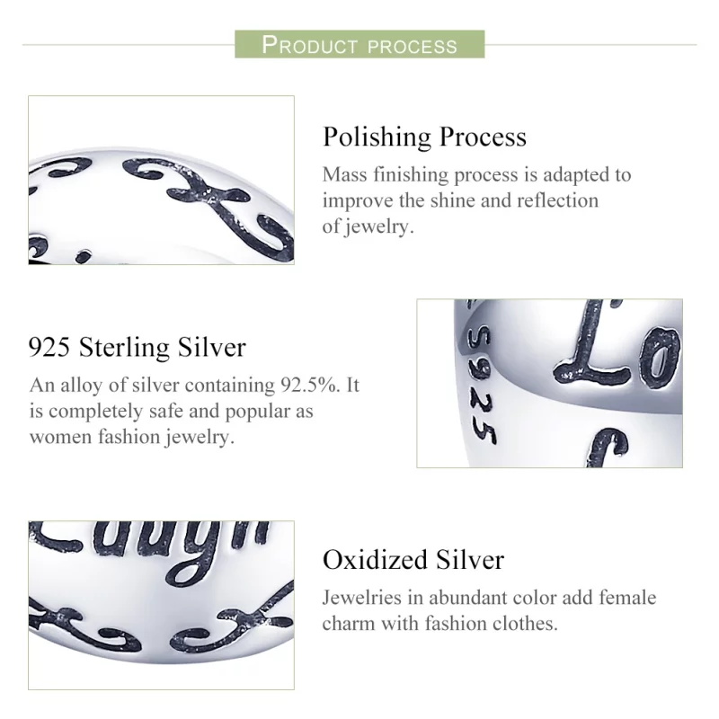 (image pour) Charm Style PANDORA Ma vie heureuse - SCC966 - Afficher 7