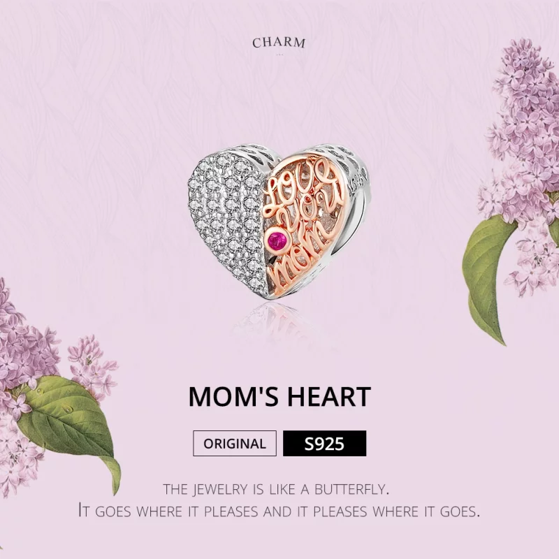 (image pour) Charm Style PANDORA Maman Coeur - SCC1173 - Afficher 2