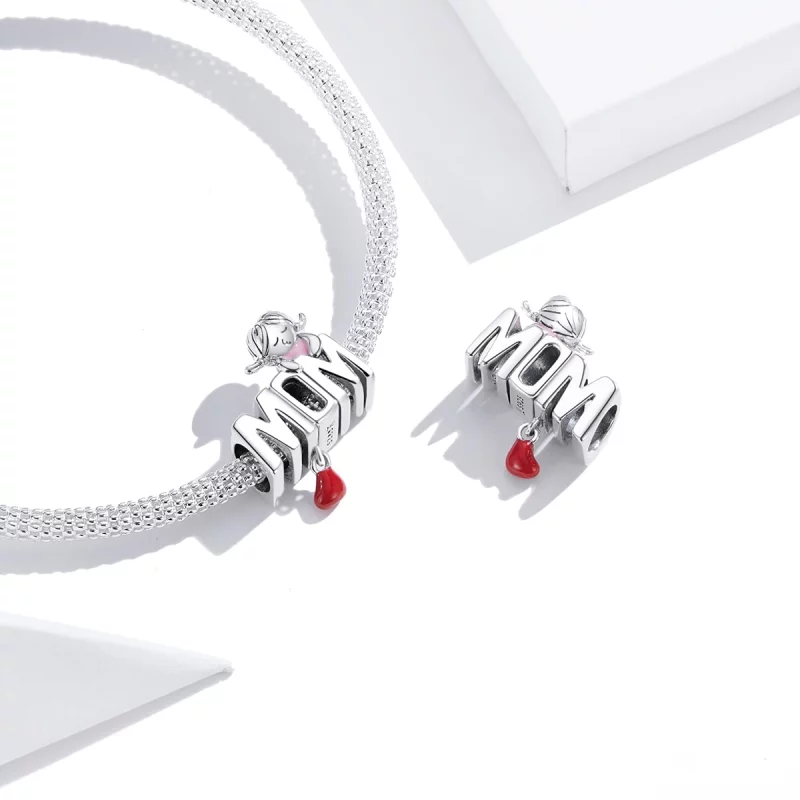 (image pour) Charm Style PANDORA Maman Lettres - SCC1461 - Afficher 3