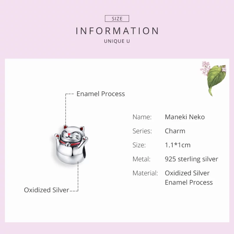 (image pour) Charm Style PANDORA Maneki Neko - SCC1178 - Afficher 3