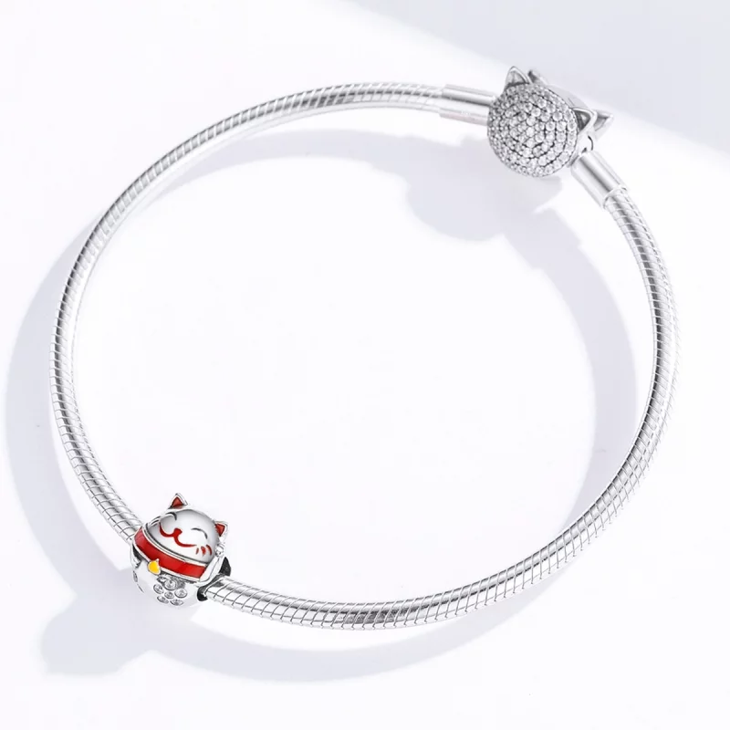 (image pour) Charm Style PANDORA Maneki Neko - SCC1374 - Afficher 3