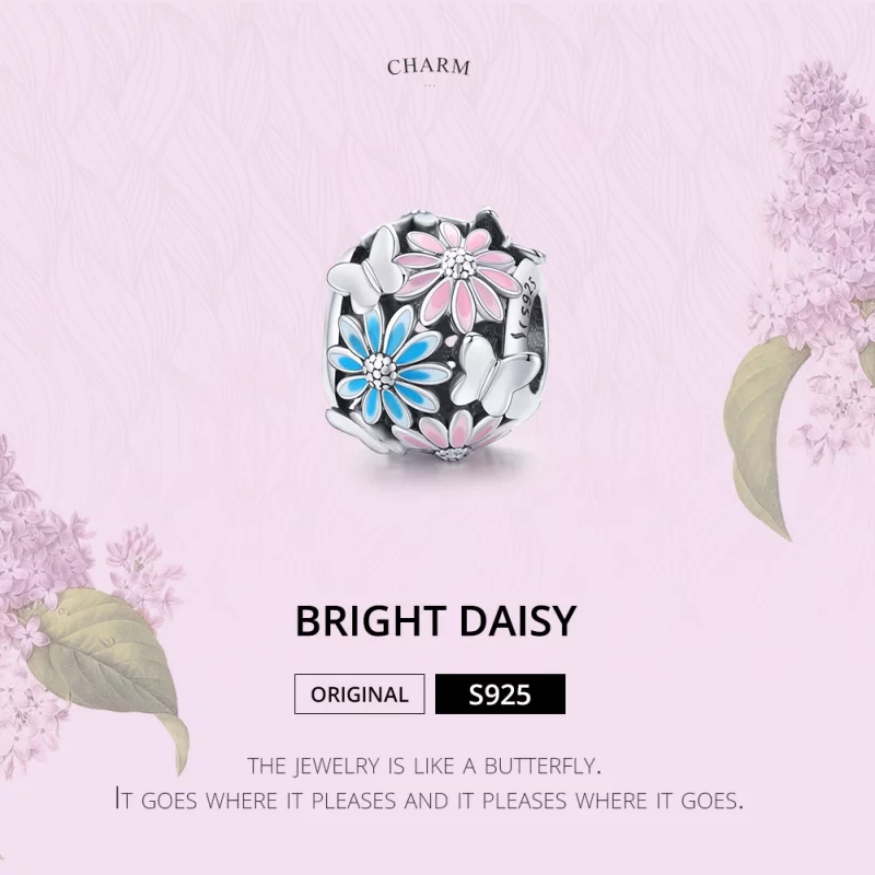 (image pour) Charm Style PANDORA Marguerites lumineuses - SCC1837 - Afficher 7