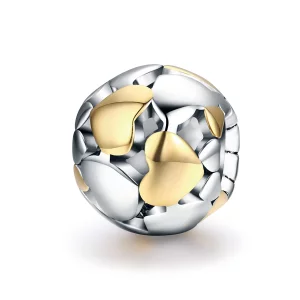 (image pour) Charm Style PANDORA Mon cœur est brillant Bicolore - SCC537