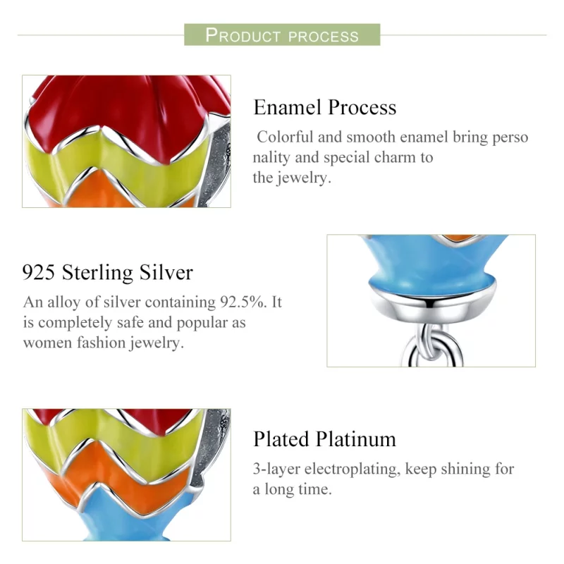 (image pour) Charm Style PANDORA Montgolfières turques - SCC867 - Afficher 7