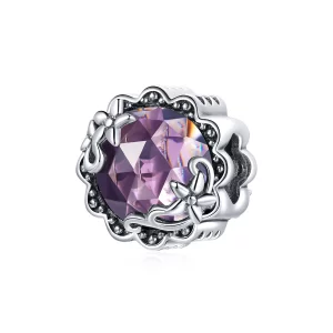 Charm Style PANDORA Motif Améthyste - SCC1796 (image pour) Charm Style PANDORA Motif Améthyste - SCC1796