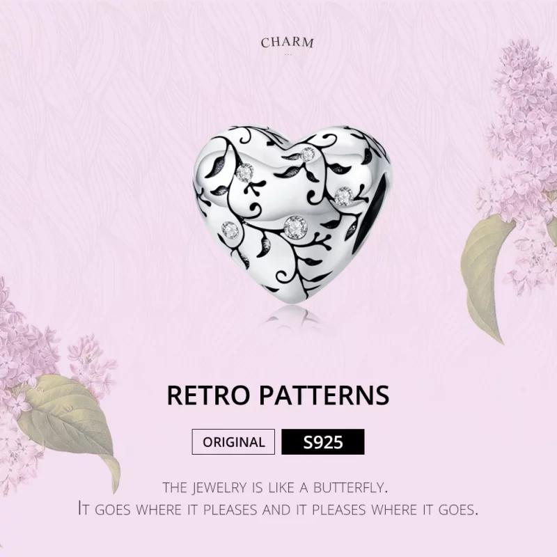 (image pour) Charm Style PANDORA Motifs rétro - SCC1323 - Afficher 6