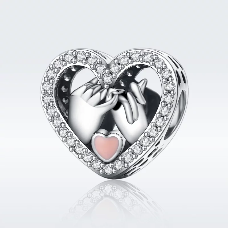 (image pour) Charm Style PANDORA Notre promesse Pinky pour toujours - SCC167 - Afficher 3