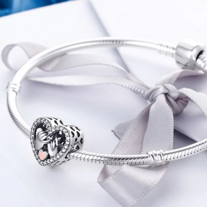 (image pour) Charm Style PANDORA Notre promesse Pinky pour toujours - SCC167 - Afficher 4