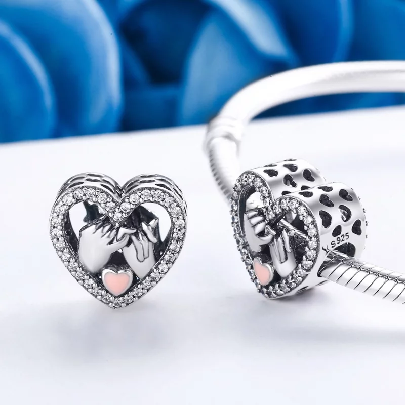 (image pour) Charm Style PANDORA Notre promesse Pinky pour toujours - SCC167 - Afficher 5