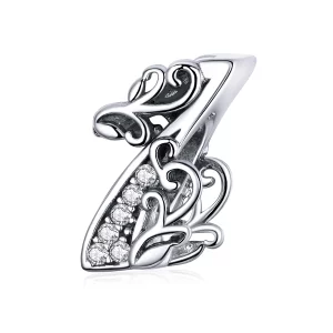 (image pour) Charm Style PANDORA Numéro 1 - SCC1418-1