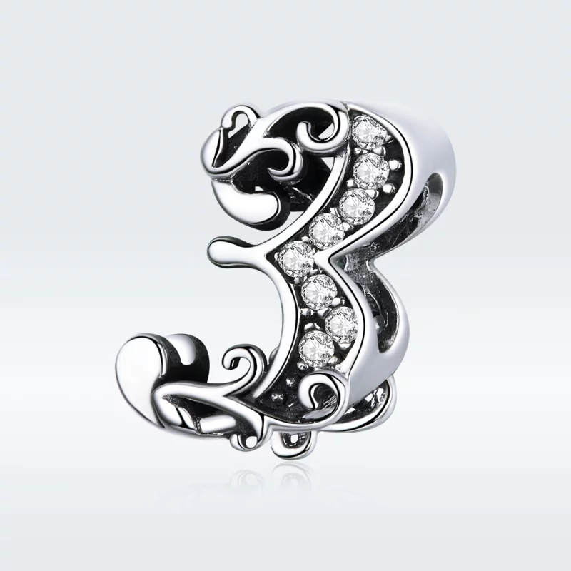 (image pour) Charm Style PANDORA Numéro 3 - SCC1418-3 - Afficher 5