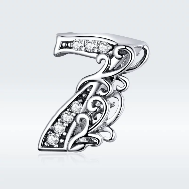 (image pour) Charm Style PANDORA Numéro 7 - SCC1418-7 - Afficher 5