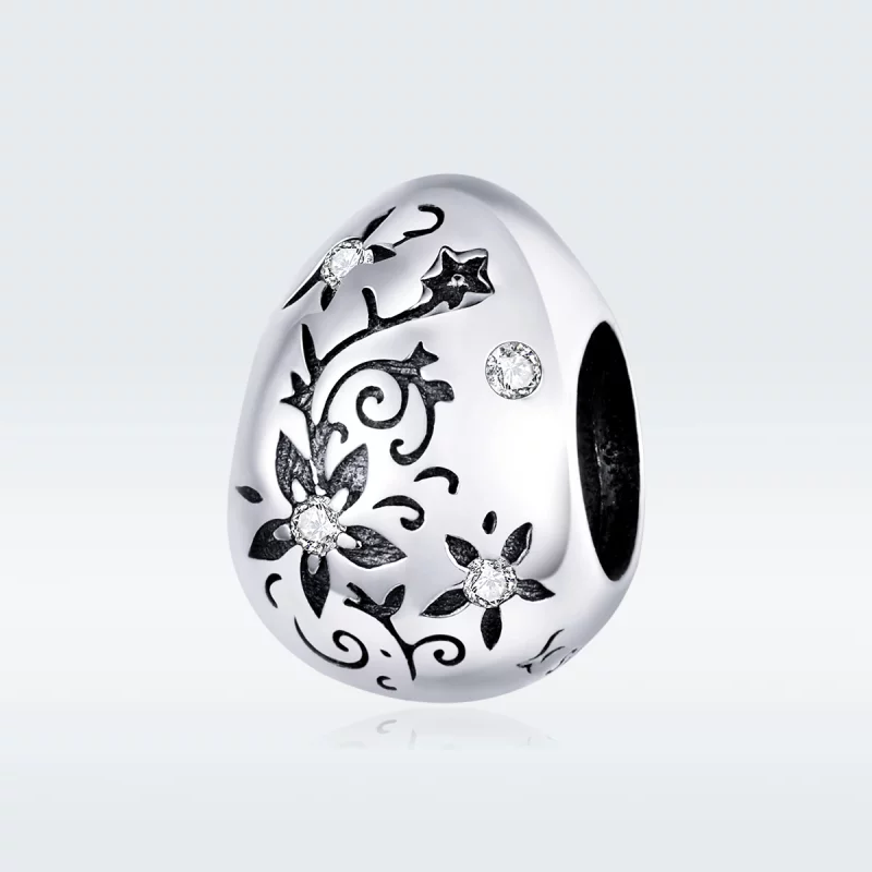 (image pour) Charm Style PANDORA Oeuf de Pâques rétro - SCC1466 - Afficher 5