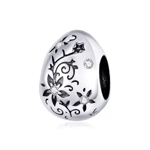 (image pour) Charm Style PANDORA Oeuf de Pâques rétro - SCC1466