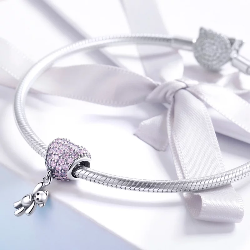 (image pour) Charm Style PANDORA Ours et ballon - SCC1054 - Afficher 3