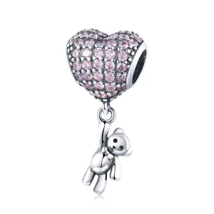 (image pour) Charm Style PANDORA Ours et ballon - SCC1054