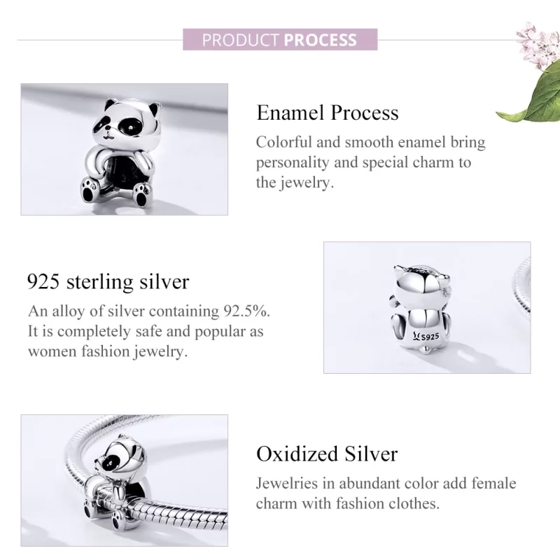 (image pour) Charm Style PANDORA Panda - SCC1175 - Afficher 4