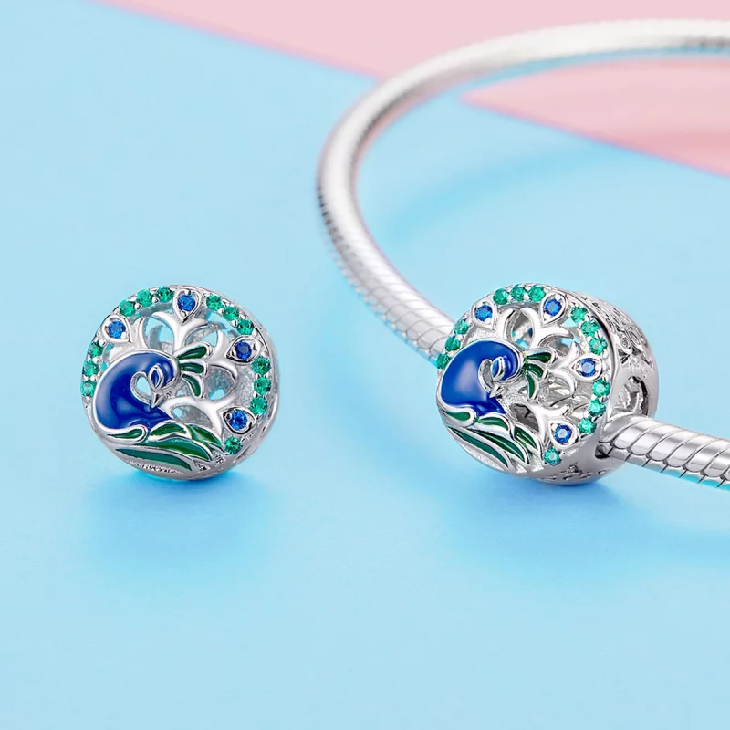 (image pour) Charm Style PANDORA Paon - BSC037 - Afficher 3