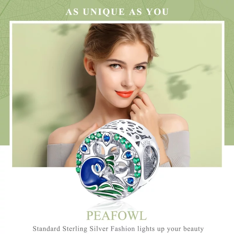 (image pour) Charm Style PANDORA Paon - BSC037 - Afficher 6