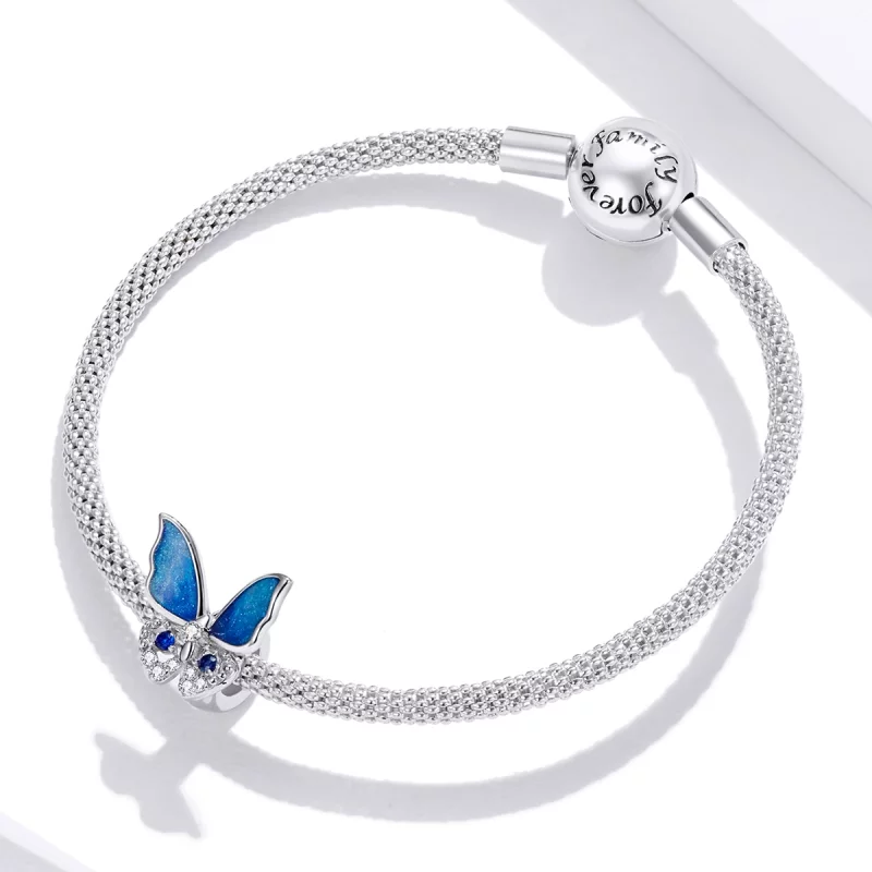 (image pour) Charm Style PANDORA Papillon coloré - BSC405 - Afficher 3