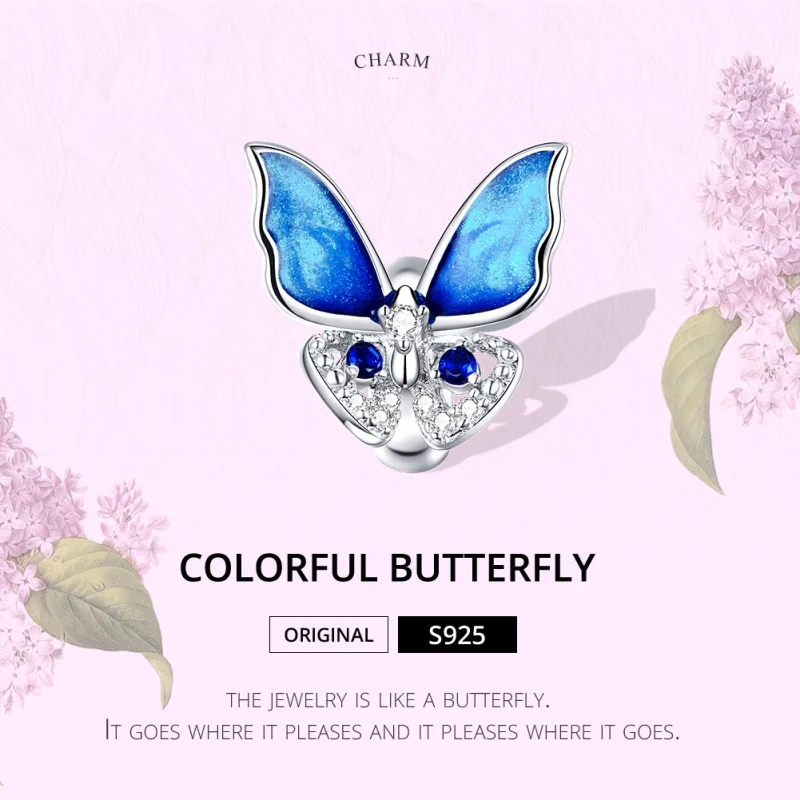 (image pour) Charm Style PANDORA Papillon coloré - BSC405 - Afficher 6