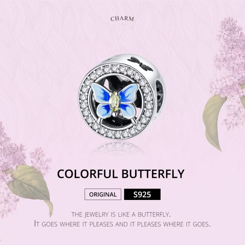 (image pour) Charm Style PANDORA Papillon coloré - SCC1682 - Afficher 6