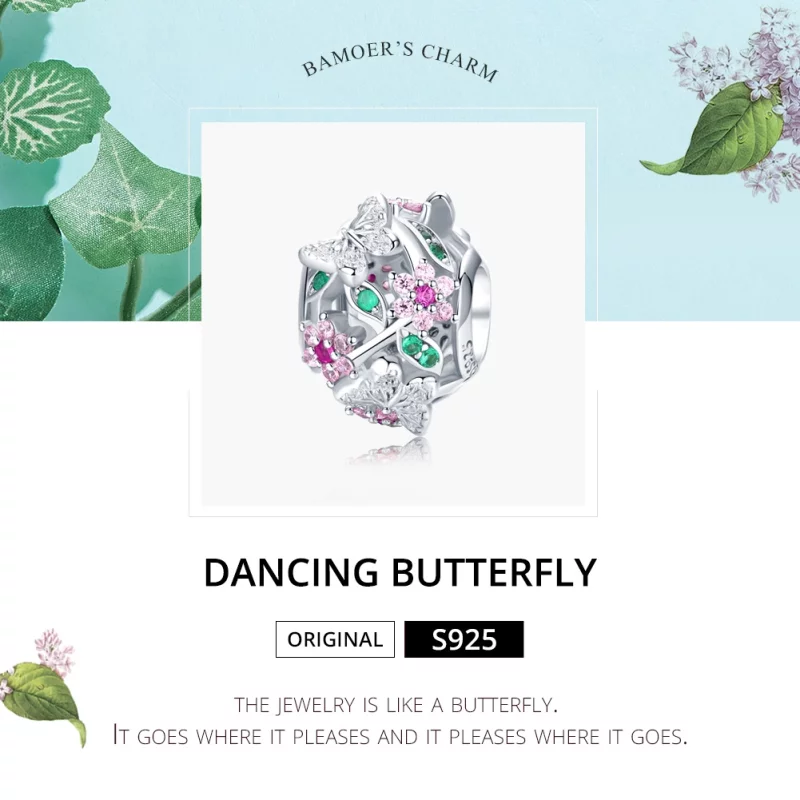 (image pour) Charm Style PANDORA Papillon dansant - BSC116 - Afficher 6