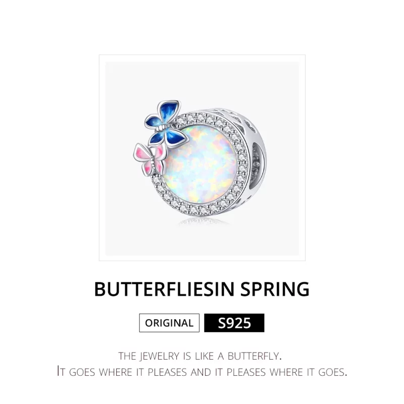 (image pour) Charm Style PANDORA Papillons au printemps - SCC1730 - Afficher 6