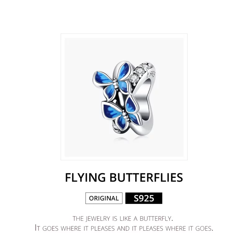 (image pour) Charm Style PANDORA Papillons volants - SCC1731 - Afficher 6