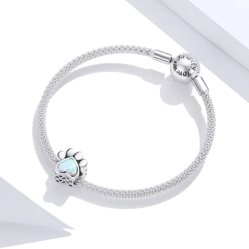(image pour) Charm Style PANDORA Patte de chien mignon - SCC1676 - Afficher 3