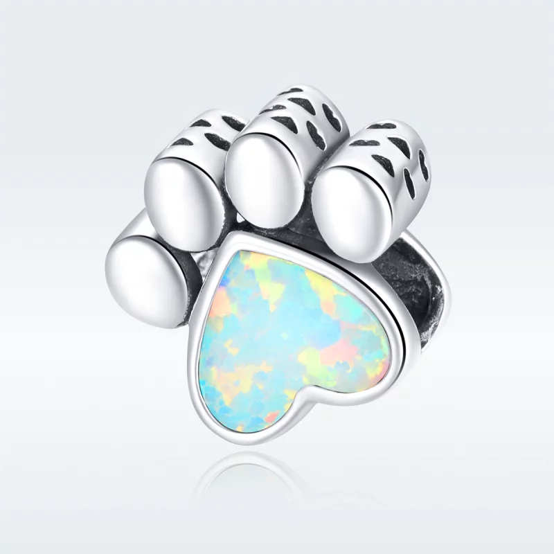 (image pour) Charm Style PANDORA Patte de chien mignon - SCC1676 - Afficher 5