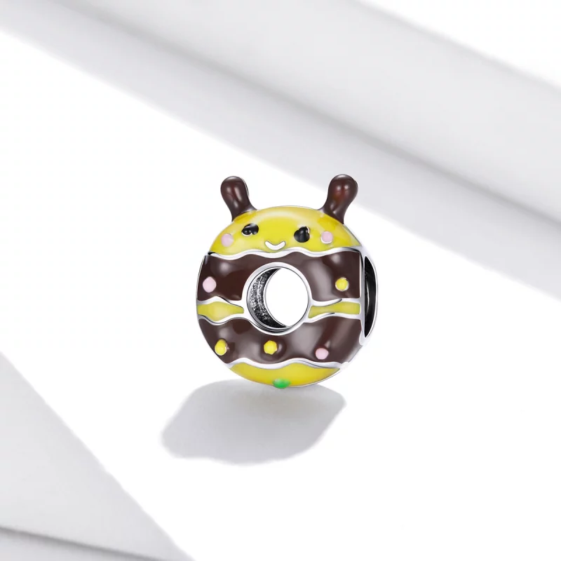 (image pour) Charm style Pandora Petit Charme de Beignets en Forme d'Abeille - SCC1878 - Afficher 2