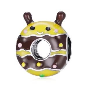 Charm style Pandora Petit Charme de Beignets en Forme d'Abeille - SCC1878 (image pour) Charm style Pandora Petit Charme de Beignets en Forme d'Abeille - SCC1878