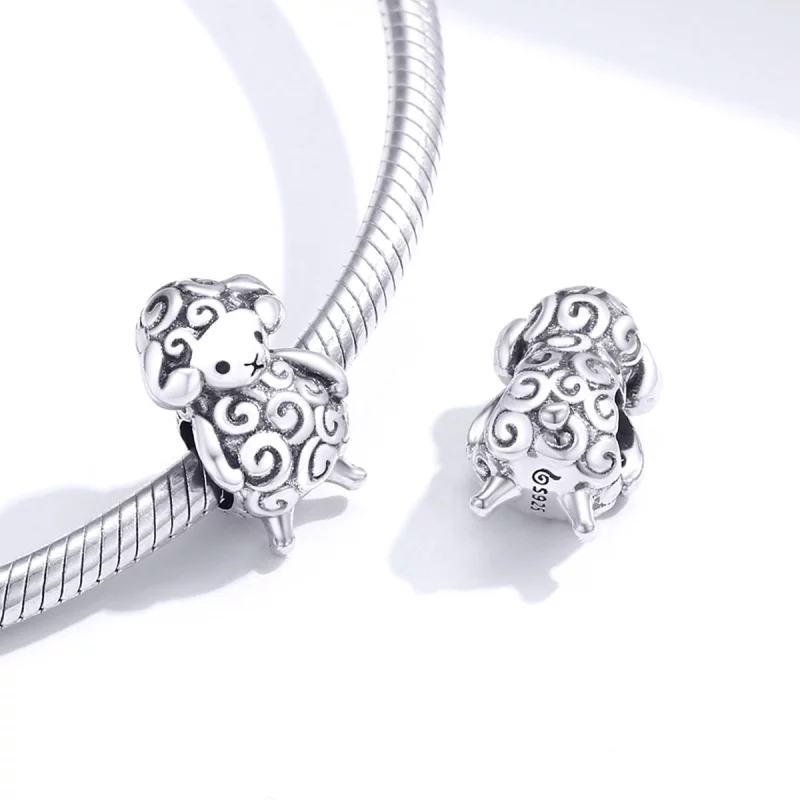 (image pour) Charm Style PANDORA Petit mouton - BSC187 - Afficher 4