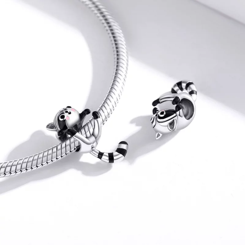 (image pour) Charm Style PANDORA Petit Raton Laveur - BSC403 - Afficher 4