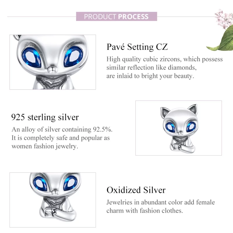 (image pour) Charm Style PANDORA Petit renard animé - SCC1808 - Afficher 8