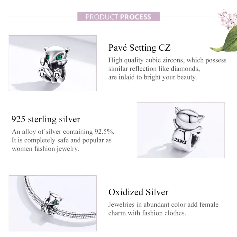(image pour) Charm Style PANDORA Petit renard - SCC1290 - Afficher 3