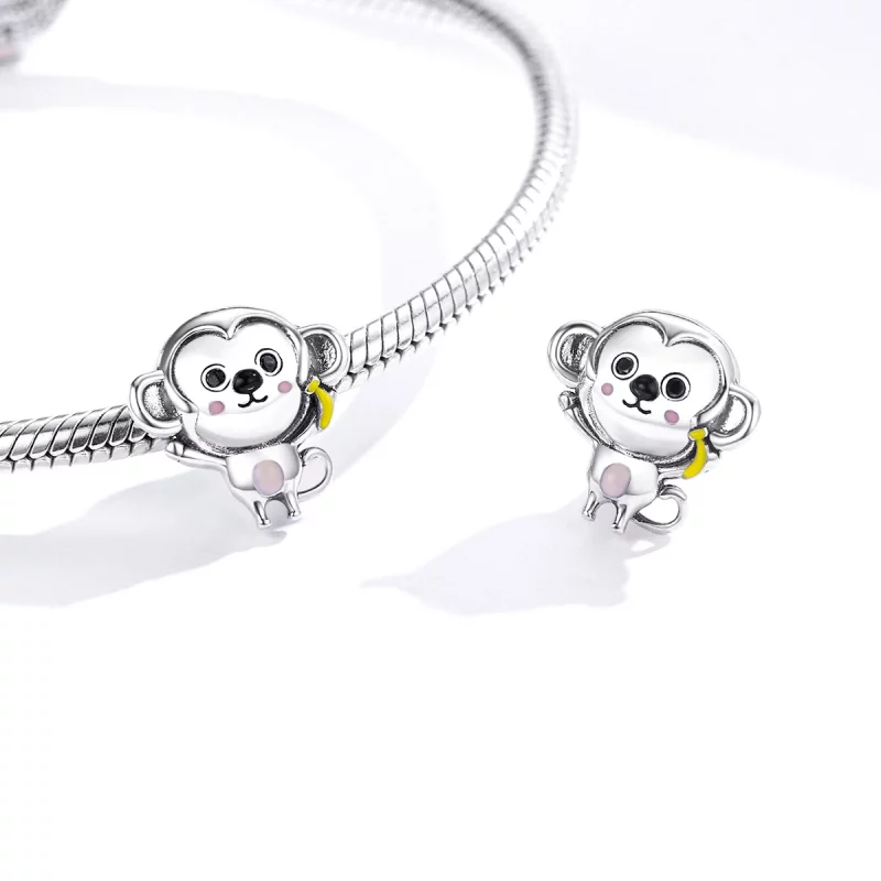 (image pour) Charm Style PANDORA Petit singe - SCC1575 - Afficher 4