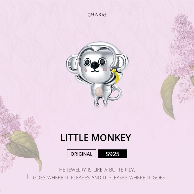 (image pour) Charm Style PANDORA Petit singe - SCC1575 - Afficher 6