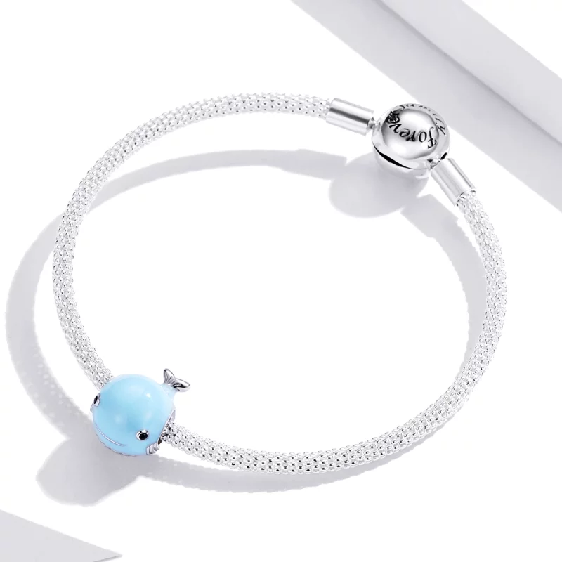 (image pour) Charm Style PANDORA Petite Baleine Bleue - BSC250 - Afficher 2