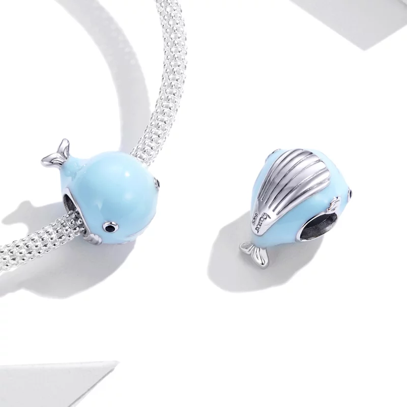 (image pour) Charm Style PANDORA Petite Baleine Bleue - BSC250 - Afficher 4
