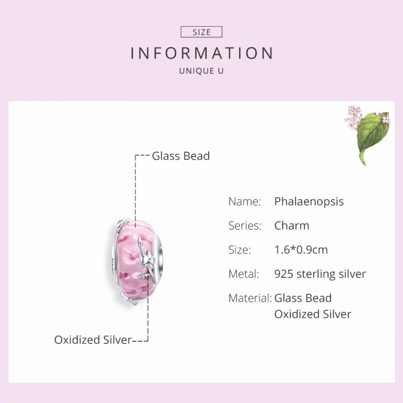 (image pour) Charm Style PANDORA Phalaenopsis - SCC1281 - Afficher 2