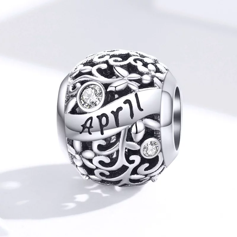 (image pour) Charm Style PANDORA Pierre de naissance d'avril - SCC1385-4 - Afficher 4