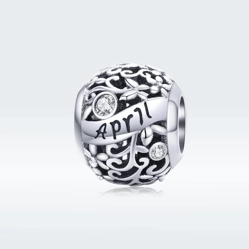 (image pour) Charm Style PANDORA Pierre de naissance d'avril - SCC1385-4 - Afficher 5