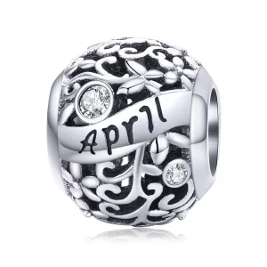 (image pour) Charm Style PANDORA Pierre de naissance d'avril - SCC1385-4