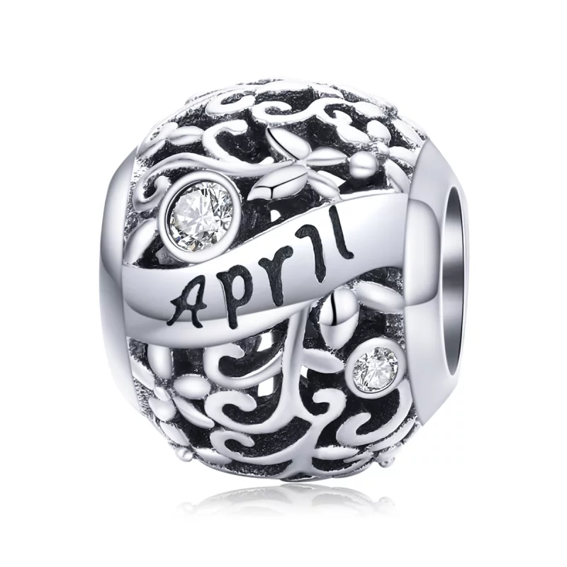 (image pour) Charm Style PANDORA Pierre de naissance d'avril - SCC1385-4